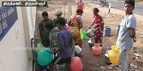 கிடைக்கும் தண்ணீரிலும் கழிவுநீர்.. மக்கள் அதிர்ச்சி..!