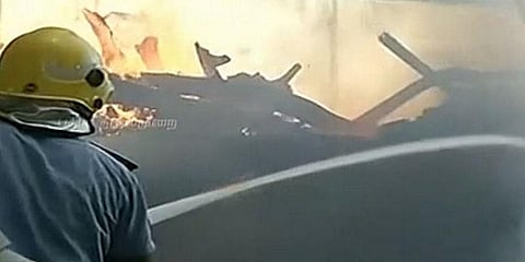 சென்னை விமான நிலையத்தில் திடீர் தீவிபத்து