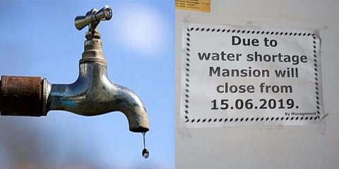 சென்னையில் தண்ணீர் தட்டுப்பாடு : மூடப்படும் தங்கும் விடுதிகள்