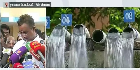 “ரயில் மூலம் சென்னைக்கு குடிநீர்” - அமைச்சர் வேலுமணி
