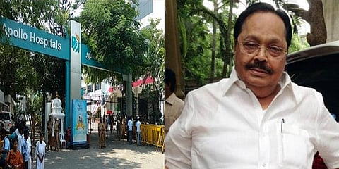 திமுக பொருளாளர் துரைமுருகன் மருத்துவமனையில் அனுமதி