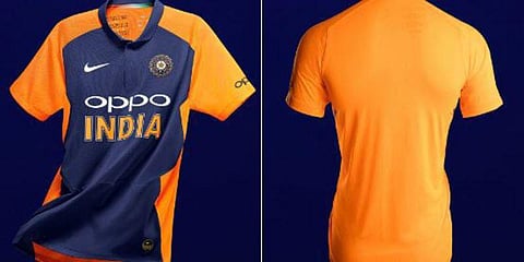 இந்திய கிரிக்கெட் அணியின் புதிய ஜெர்ஸி வெளியீடு
