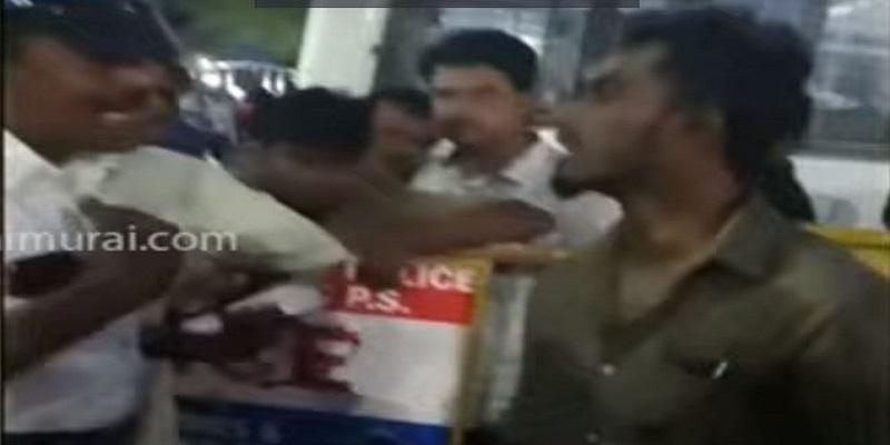 ஹெல்மெட் பிரச்னையில் போலீஸுக்கு கொலை மிரட்டல் விடுத்த இளைஞர்