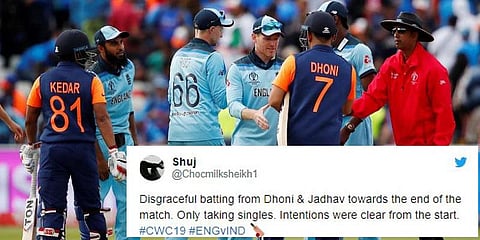 “கடைசி 5 ஓவரில் இப்படியா சிங்கிள் அடிப்பீர்கள்?” : தோனி - கேதர் மீது ஆவேசமான ரசிகர்கள்