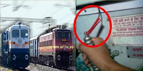 தாய் சாப்பிட தாமதம் ஆனதால் ரயிலை நிறுத்திய மகன்!