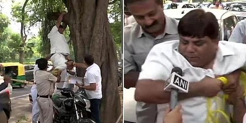 “ராகுல்காந்தி ராஜினாமாவை திரும்ப பெற வேண்டும்” - தற்கொலை முயற்சியில் ஈடுபட்ட தொண்டர்