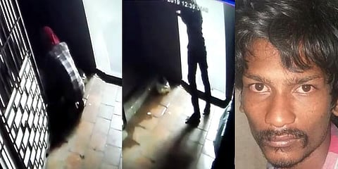 முதல்வரின் வீட்டின் நடைபாதை அருகே பிச்சைக்காரரைப் போல் நடித்த கொள்ளையன் !