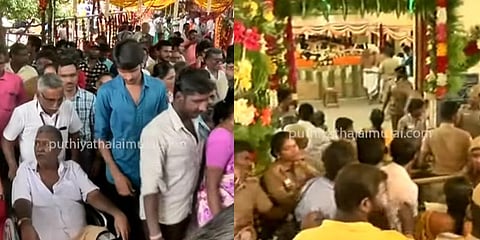 அத்தி வரதரை தரிசிக்க வந்த இளைஞர் போலீஸ் தாக்கி மரணம் ?