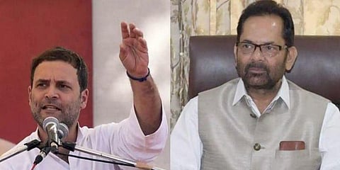 “ராகுல் விலகல் புத்தம் புதிய நாடகம்” - பாஜக முக்தார் அப்பாஸ் நக்வி