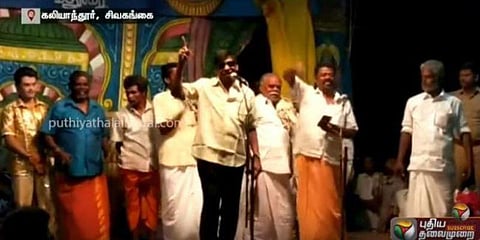 மழை வேண்டி ‘எட்டணா’ பாடலைப் பாடிய நடிகர் வடிவேலு