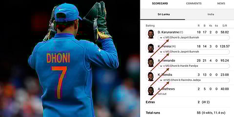 “முதல் நான்கு விக்கெட்டும் தோனியின் கைகளில்” - ரசிகர்கள் நெகிழ்ச்சி