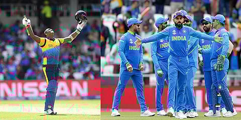 சதம் அடித்து இலங்கையை மீட்ட மேத்யூஸ் - இந்திய அணிக்கு 265 ரன்கள் இலக்கு