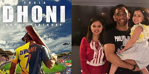 தோனியின் 38வது பிறந்த நாள் : சமூக வலைத்தளங்களை அலறவிடும் ரசிகர்கள்...