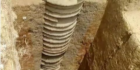 திருவள்ளூரில் 58 அடுக்குகள் கொண்ட சங்ககால கிணறு கண்டுபிடிப்பு !
