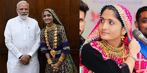 இசை ஆல்பத்தை மோடிக்கு அர்ப்பணித்த நாட்டுப்புற பாடகி