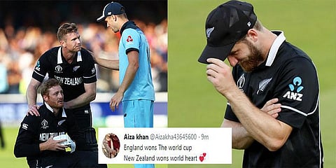 “கோப்பையை இங்கிலாந்து வென்றிருக்கலாம்.. இதயங்களை வென்றது நியூசிலாந்துதான்” உருகும் இந்திய ரசிகர்கள்