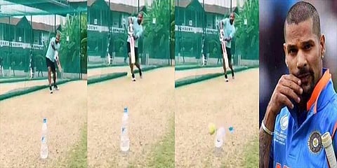 ‘இதுதான் என்னுடைய பாட்டில் மூடி சேலஞ்ச்’ - யுவராஜ் சிங்கிற்கு தவான் பதில்