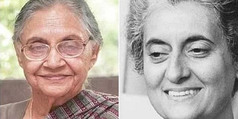 ஷீலா தீக்ஷித் அரசியல் நுழைவுக்கு அடித்தளமிட்ட இந்திரா காந்தி