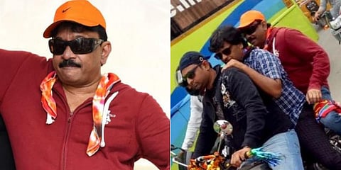 தலையில் பீரை ஊற்றி கொண்டாட்டம்: சர்ச்சையில் ராம் கோபால் வர்மா!