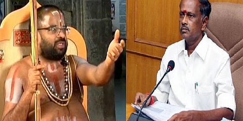 ‘ஆகம விதியே பின்பற்றப்படும்’ - அத்திவரதர் குறித்து ஜீயருக்கு அமைச்சர் பதில்