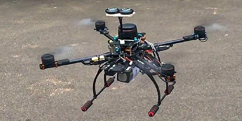 பூச்சிக்கொல்லிகளை தெளிக்க 'அக்ரிஹாப்டர்': சென்னை ஐஐடி மாணவர்களின் கண்டுபிடிப்பு!