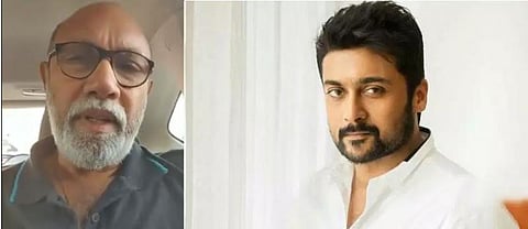 “உன்னுடைய துணிச்சலை வணங்குகிறேன்” - சூர்யாவுக்கு சத்யராஜ் வாழ்த்து