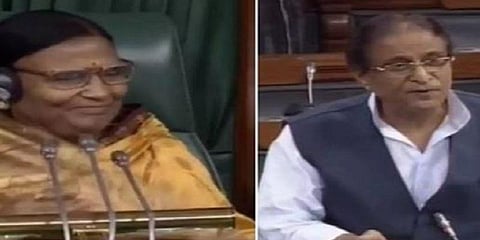 பாஜக எம்.பிக்கு எதிராக ஆபாச பேச்சு! - அசம் கானுக்கு சபாநாயகர் எச்சரிக்கை