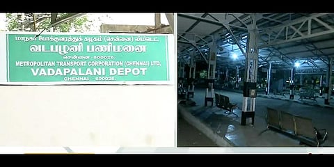 வடபழனி பணிமனையில் சுவர் இடிந்து விழுந்து 2 பேர் உயிரிழப்பு