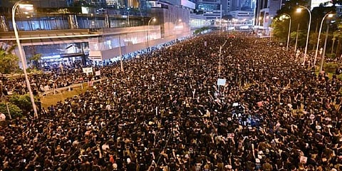 புதிய மசோதாவுக்கு எதிர்ப்பு: ஹாங்காங் மக்கள் மீண்டும் போராட்டம்