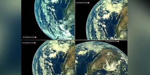 பூமியை புகைப்படம் எடுத்த சந்திரயான்-2 விண்கலம்