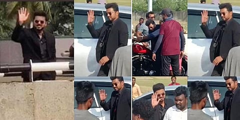 படப்பிடிப்பில் ‘பிகில்’ விஜய் - வைரலாகும் பைக் காட்சி