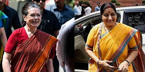 ''ஒரு விதவையாகவே வாழ்வேன்'' - சோனியாவுக்கு எதிரான சுஷ்மாவின் போர்க்கொடி