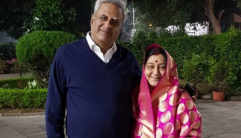 “ஓடியது போதும் மேடம்..”- சுஷ்மா கணவரின் முந்தைய நெகிழ்ச்சி பதிவு