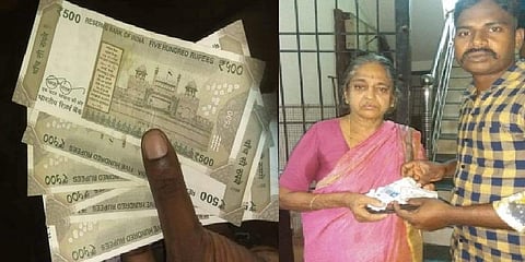 ஆவணங்களை தவறவிட்ட மூதாட்டி: வீடு வரை தேடி சென்று உதவிய காவலர்!