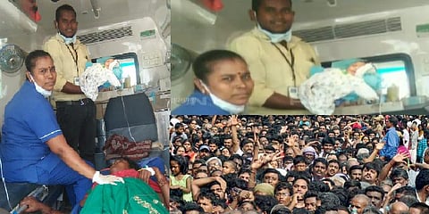 அத்திவரதர் கோயில் வளாகத்தில் பிறந்த ஆண் குழந்தை