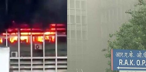 டெல்லி எய்ம்ஸ் மருத்துவமனையில் தீ விபத்து