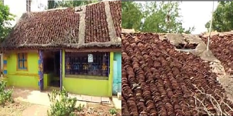 ஓட்டை பிரித்து தகரப் பொட்டிக்குள் இருந்த 48 சவரன் நகைகள் கொள்ளை