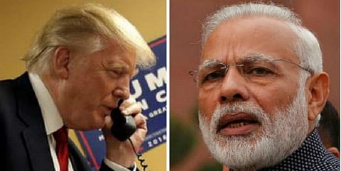 ட்ரம்ப்பிடம் உள்நாட்டு விவகாரம் குறித்து தொலைபேசியில் பேசிய பிரதமர் மோடி