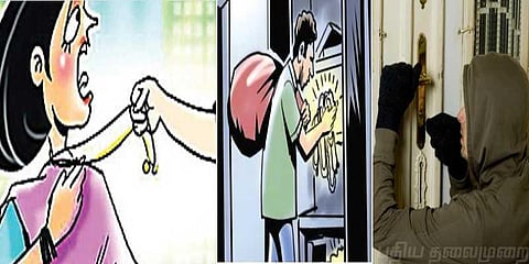 சென்னை செயின் திருடனை சிசிடிவி மூலம் மடக்கிப் பிடித்த போலீஸ்