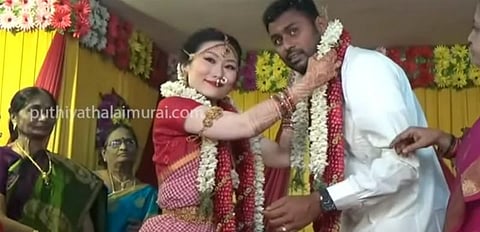 தமிழ் முறைப்படி ஜப்பானிய பெண்ணை மணந்த இளைஞர்