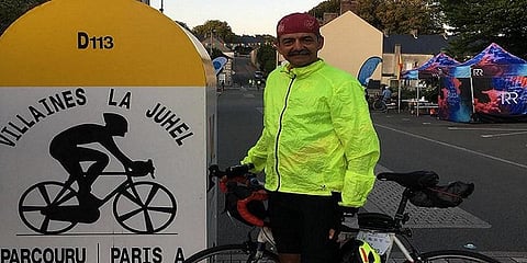 1200 கி.மீ மாரத்தான் போட்டி- தூரத்தை கடந்த 56 வயது ராணுவ வீரர்