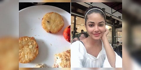 5 ஸ்டார் ஓட்டலில் புழுக்கள் நெளிந்த உணவு: தமிழ் ஹீரோயின் அதிர்ச்சி