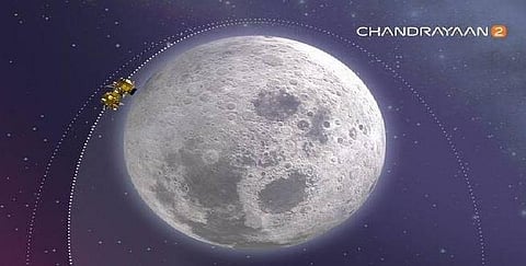 நிலவின் சுற்றுவட்டப் பாதையில் 3ஆம் நிலைக்கு முன்னேறிய சந்திரயான்2