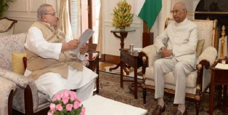 குடியரசுத் தலைவருடன் காஷ்மீர் ஆளுநர் திடீர் சந்திப்பு