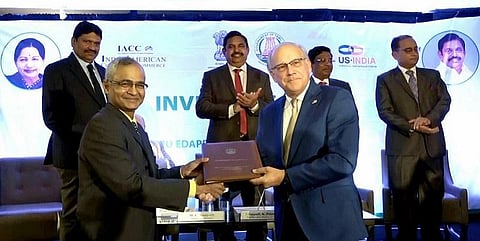 ரூ50 ஆயிரம் கோடி முதலீட்டில் தொழிற்சாலை - அமெரிக்க நிறுவனத்துடன் ஒப்பந்தம்