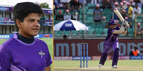 இந்திய மகளிர் அணியில் 15 வயது சச்சின் ரசிகை!