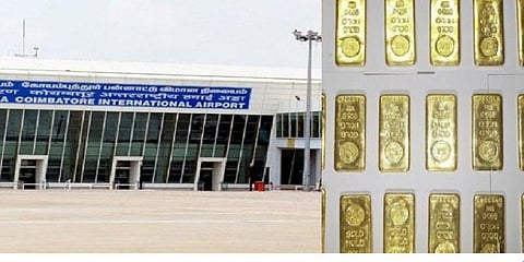 விமான நிலையங்களில் பிடிபட்ட ரூ.1.73 கோடி கடத்தல் தங்கம்