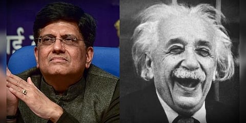 “ஐன்ஸ்டீன் புவி ஈர்ப்பு விசையை கண்டறிய கணக்குகள் உதவவில்லை” - பியூஸ் கோயல் பேச்சு