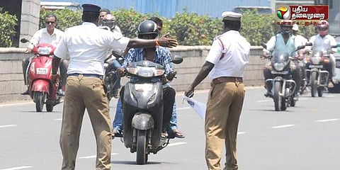 2 நாட்களில் ஹெல்மெட் அணியாமல் பிடிபட்டவர்கள் ஒரு லட்சம் பேர் - டிஜிபி அலுவலகம்