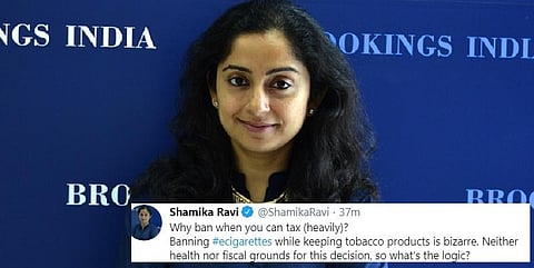 “இ-சிகரெட்டுக்கு மட்டும் தடை ஏன்?” - மோடியின் ஆலோசனைக் குழு உறுப்பினர் கேள்வி